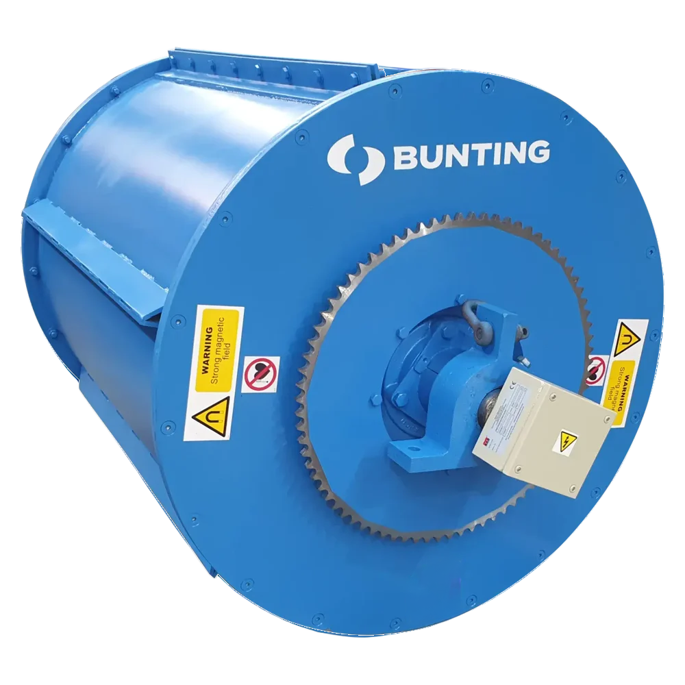 Electro Drum Magnets for Heavy-Duty Magnetic Separation