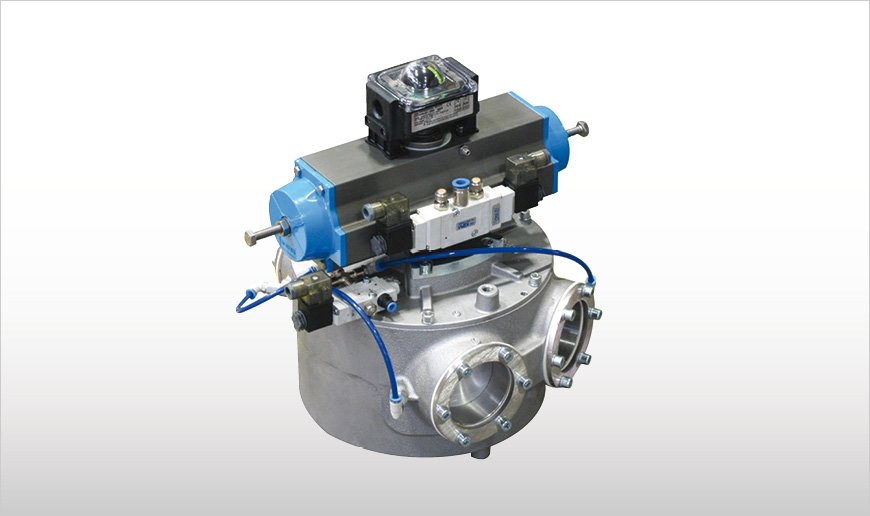 Drum-Type Diverter Valves for Pneumatic Conveying VAR