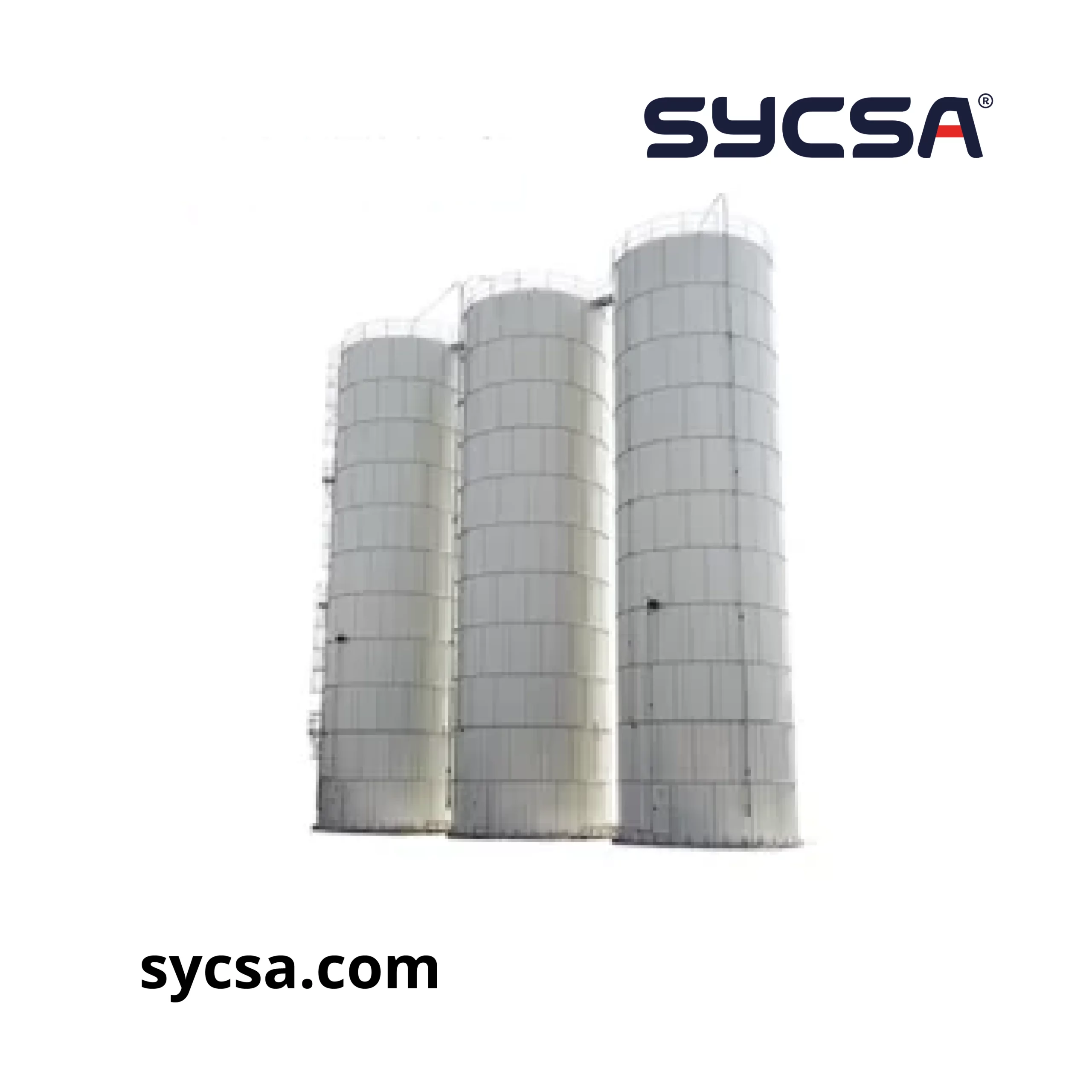 Coated Carbon Steel Screw Silo