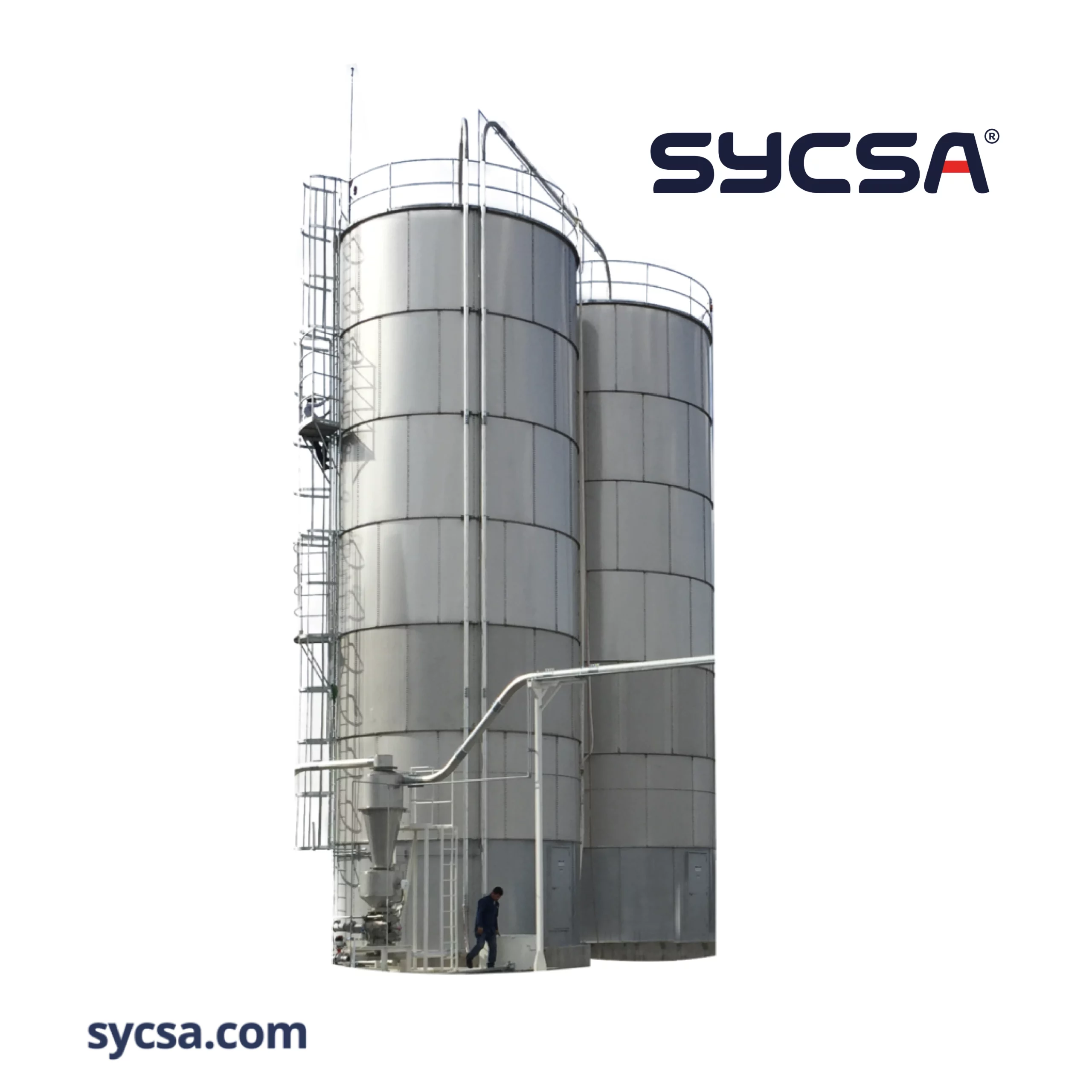 Stainless Steel Screw-Type Silo