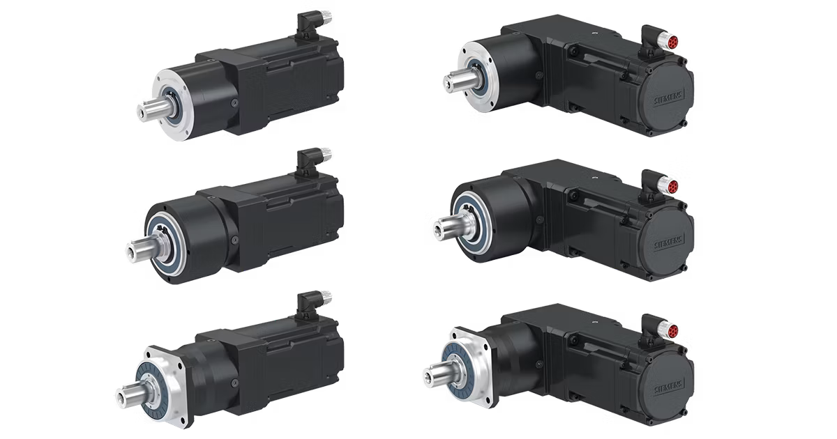 Servo geared motors