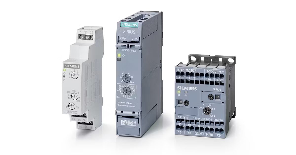 SIRIUS Timing Relays - Time Delay for Control Circuits
